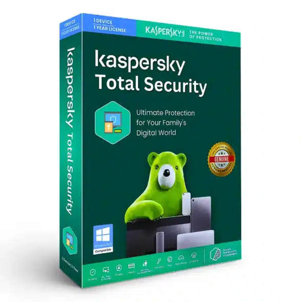 Kaspersky Total Security 1 Device 1 Year Digital License Box